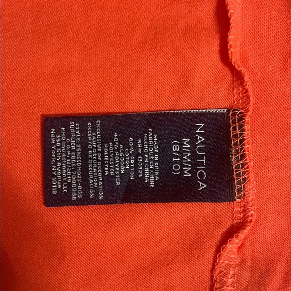 Striped Orange Kids Dress